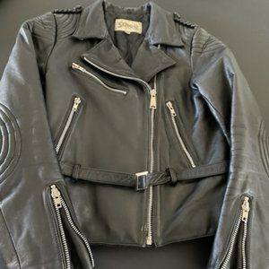 Vintage Schott Leather Biker Moto Jacket